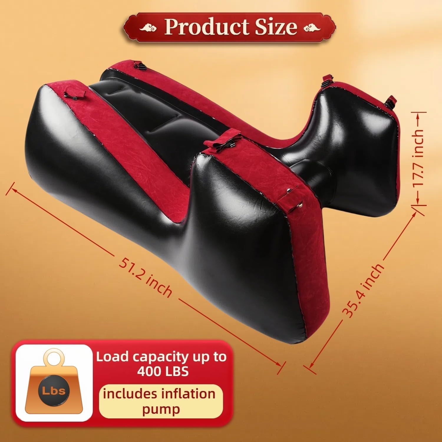 DuskDescent Inflatable Sex Sofa for Couples
