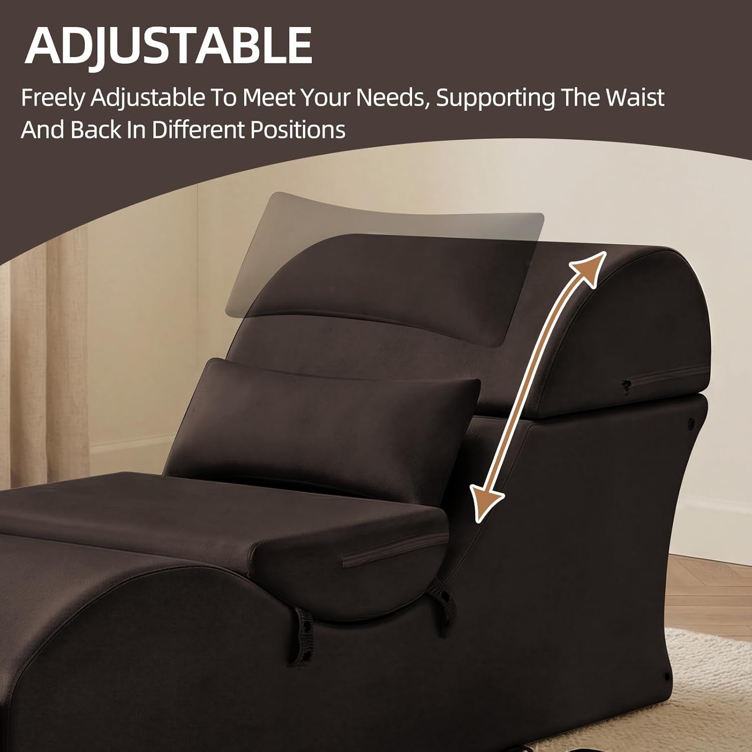 BourbonFold Sensual 2-in-1 Sex Chaise Lounge