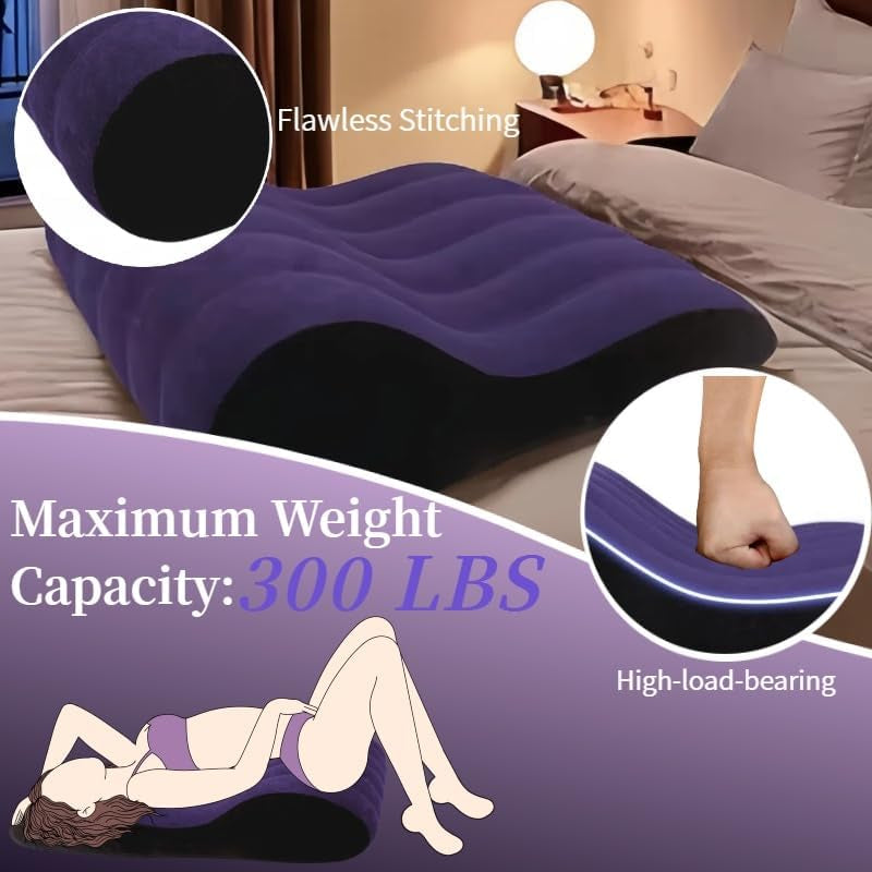 Sex Sofa Sex Furniture Cushion Inflatable Sex Pillow Bondage Sex Toys for Deeper Position Support for Adult Women Men