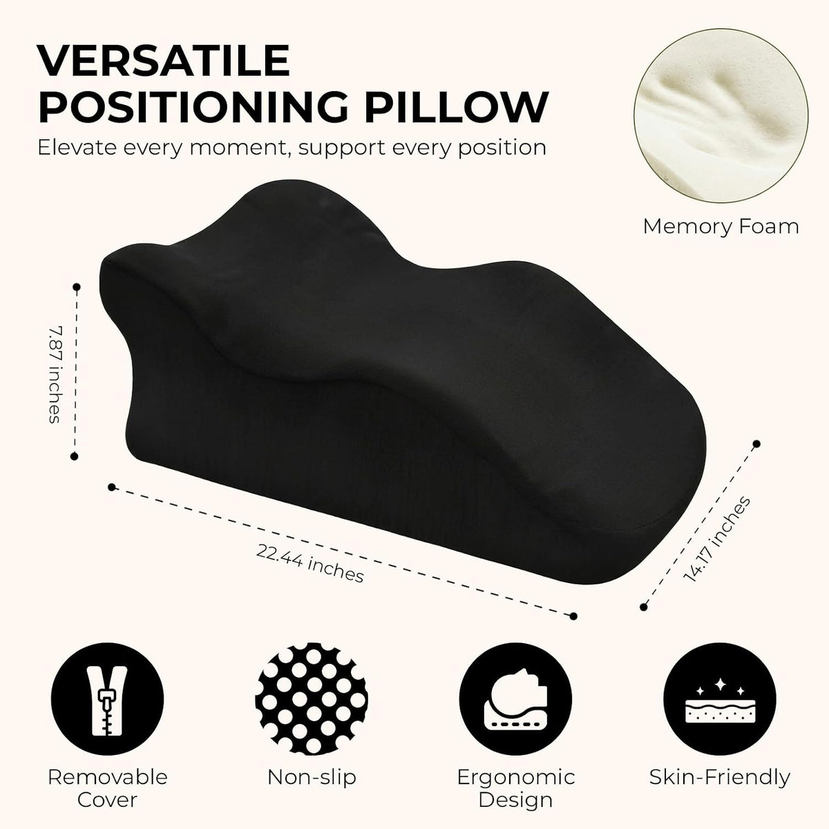 ObsidianTilt Curved 27° Sex Position Pillow