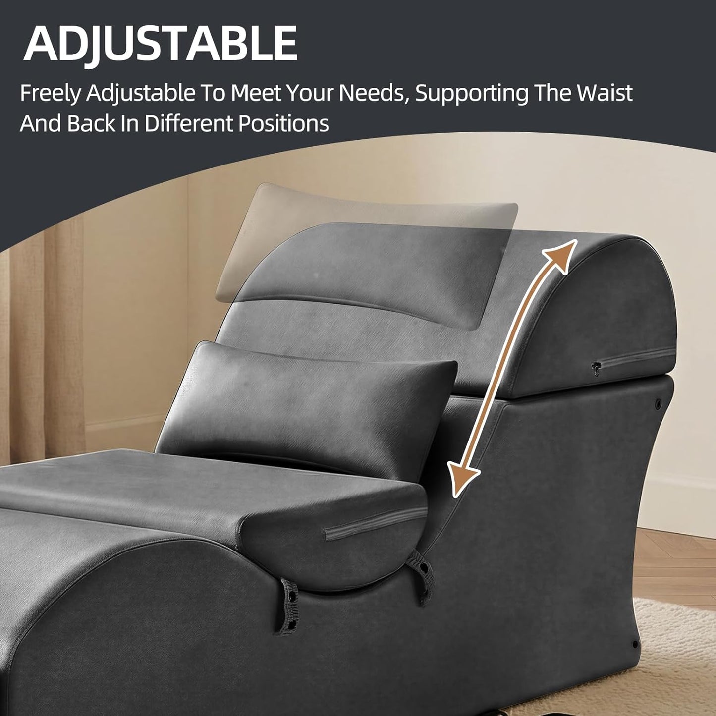 SmokeScreen Sleek 2-in-1 Sex Chaise Lounge