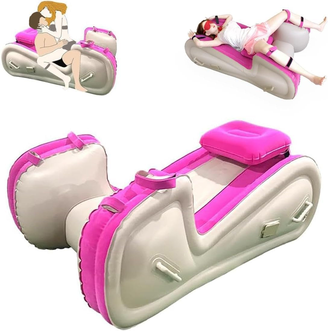 RaptureRecline Ergonomic Inflatable Sex Sofa for Couples