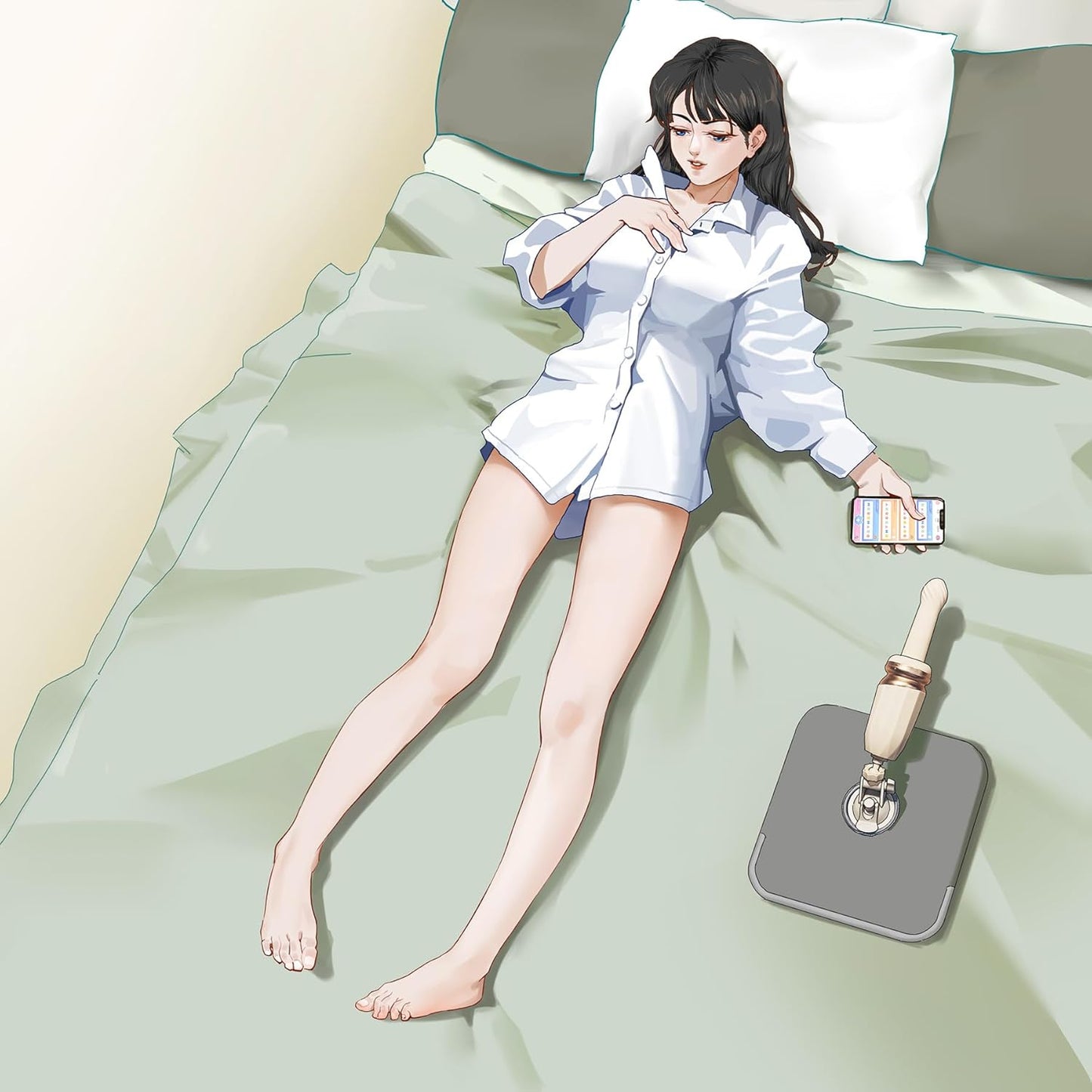 NoirMount Hands-Free Dildo Mount Sex Pillow