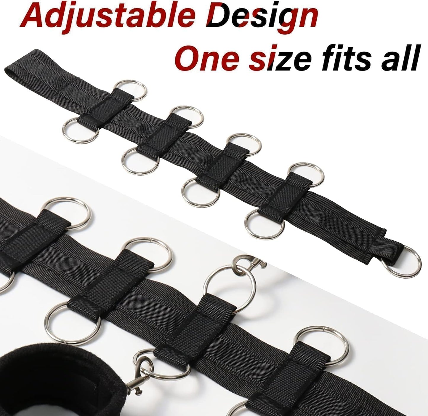 MidnightSurrender Behind Back Neck-to-Waist BDSM Harness