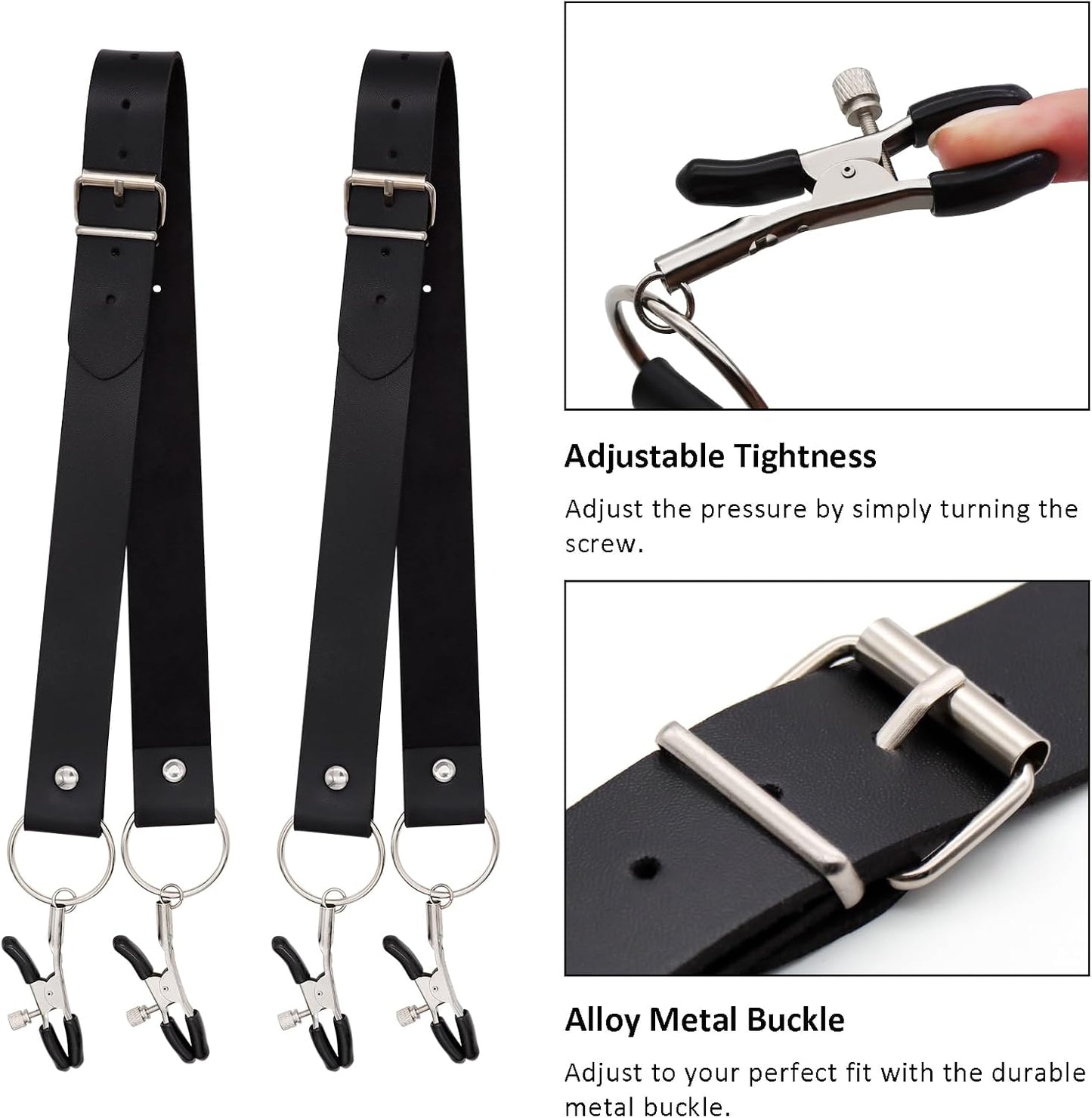 TeaseTension Labia & Nipple BDSM Clamp Set
