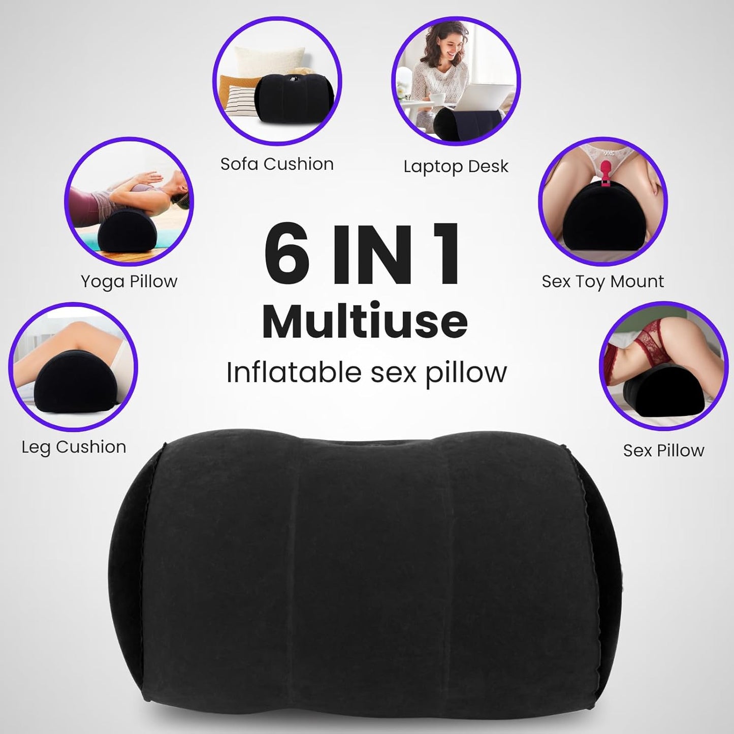 Dildo Mount Inflatable Sex Position Pillow for Adults Sex Furniture Sex Toys for Women Dildo Chair Sex Toy Mount Couples Women