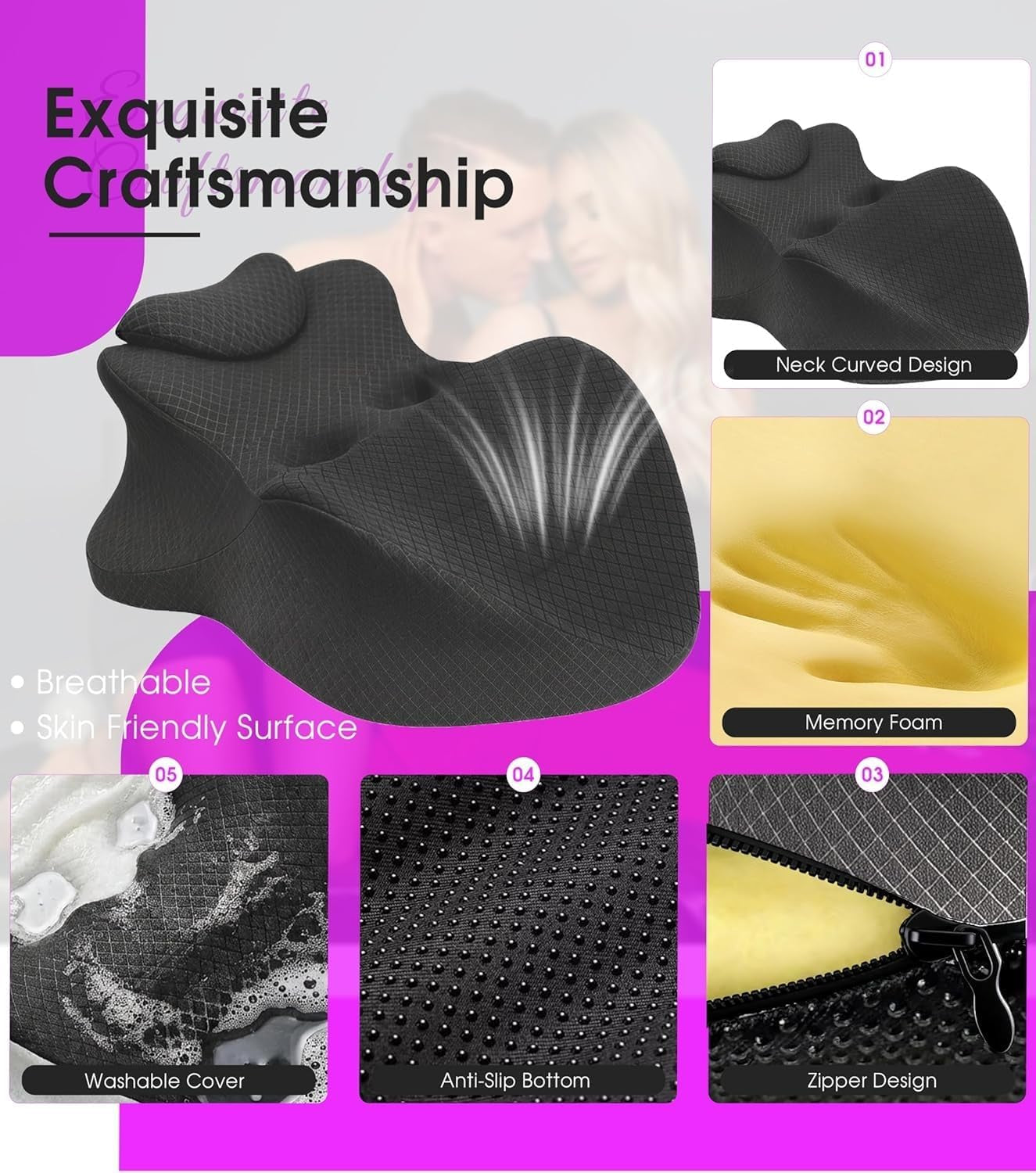 IntimaArc 27° Memory Foam Sex Wedge