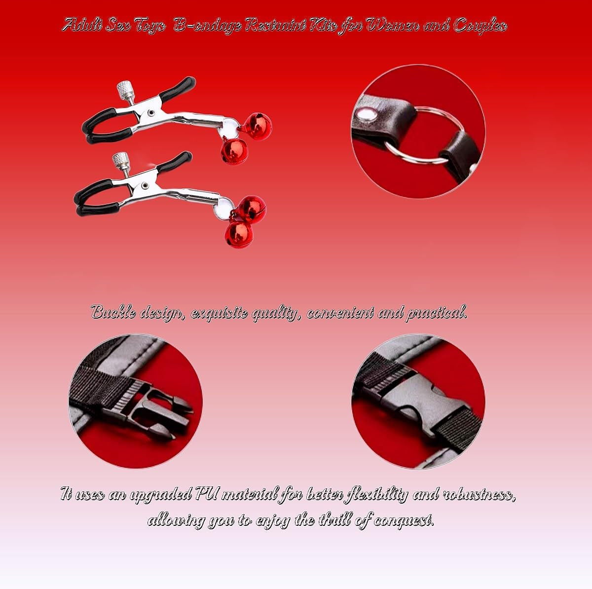 RedRitual 11-Piece BDSM Bondage Kit