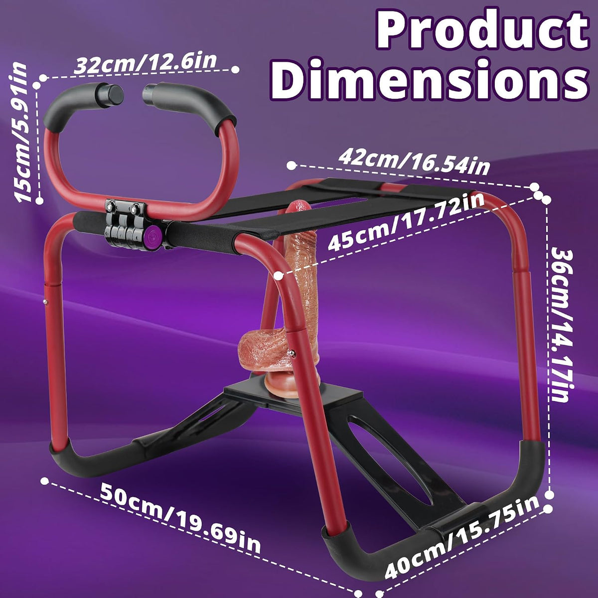 NightVelour Bouncing Sex Chair with Dildo Mount