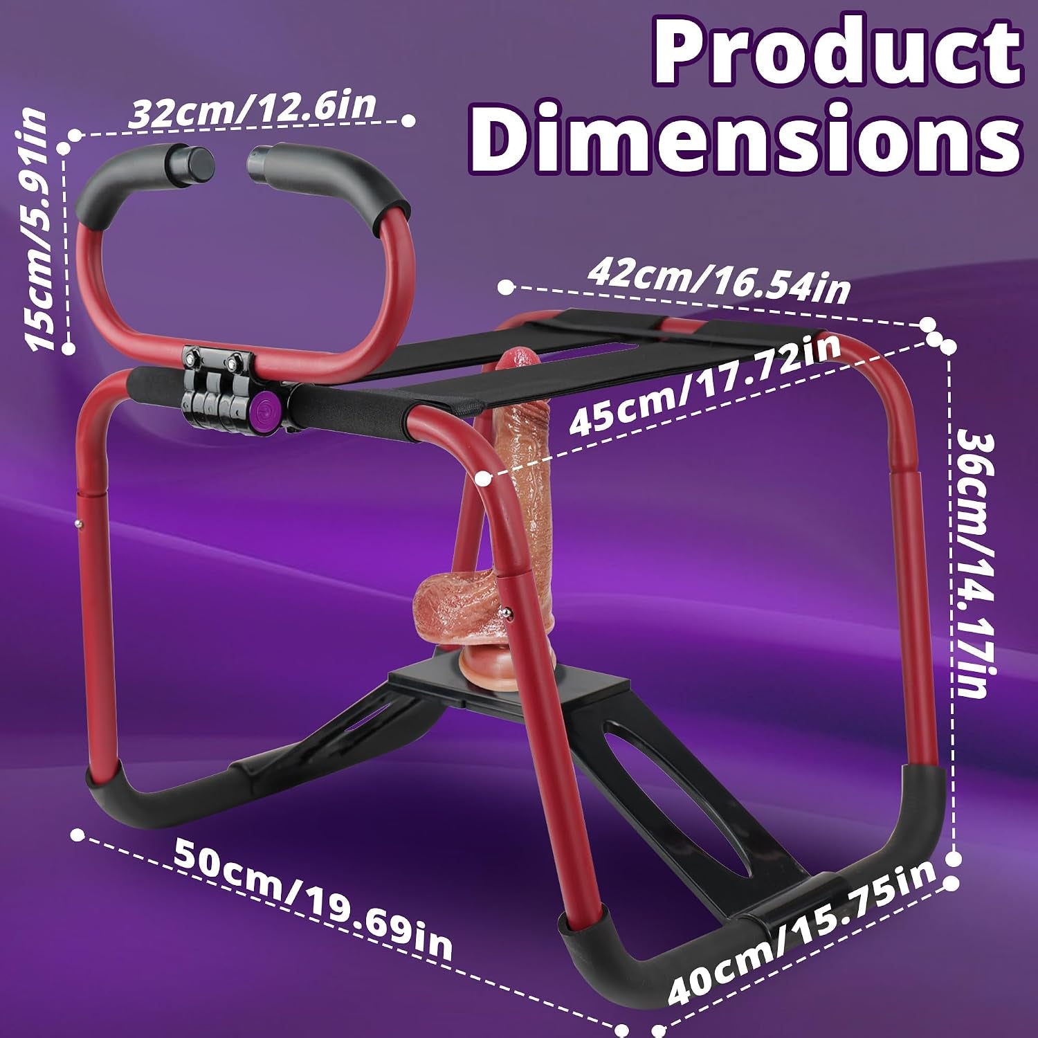 NightVelour Bouncing Sex Chair with Dildo Mount