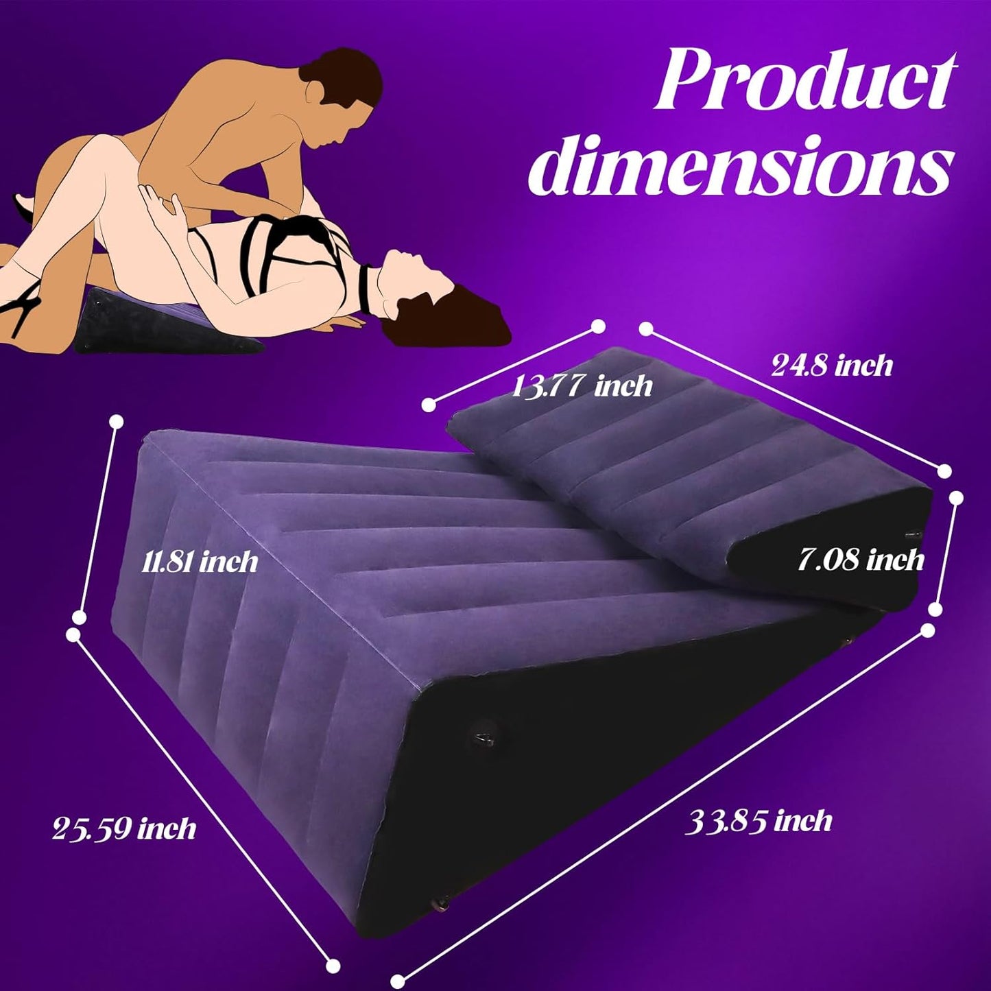 VelvetRise Inflatable Sex Position Pillow Combo