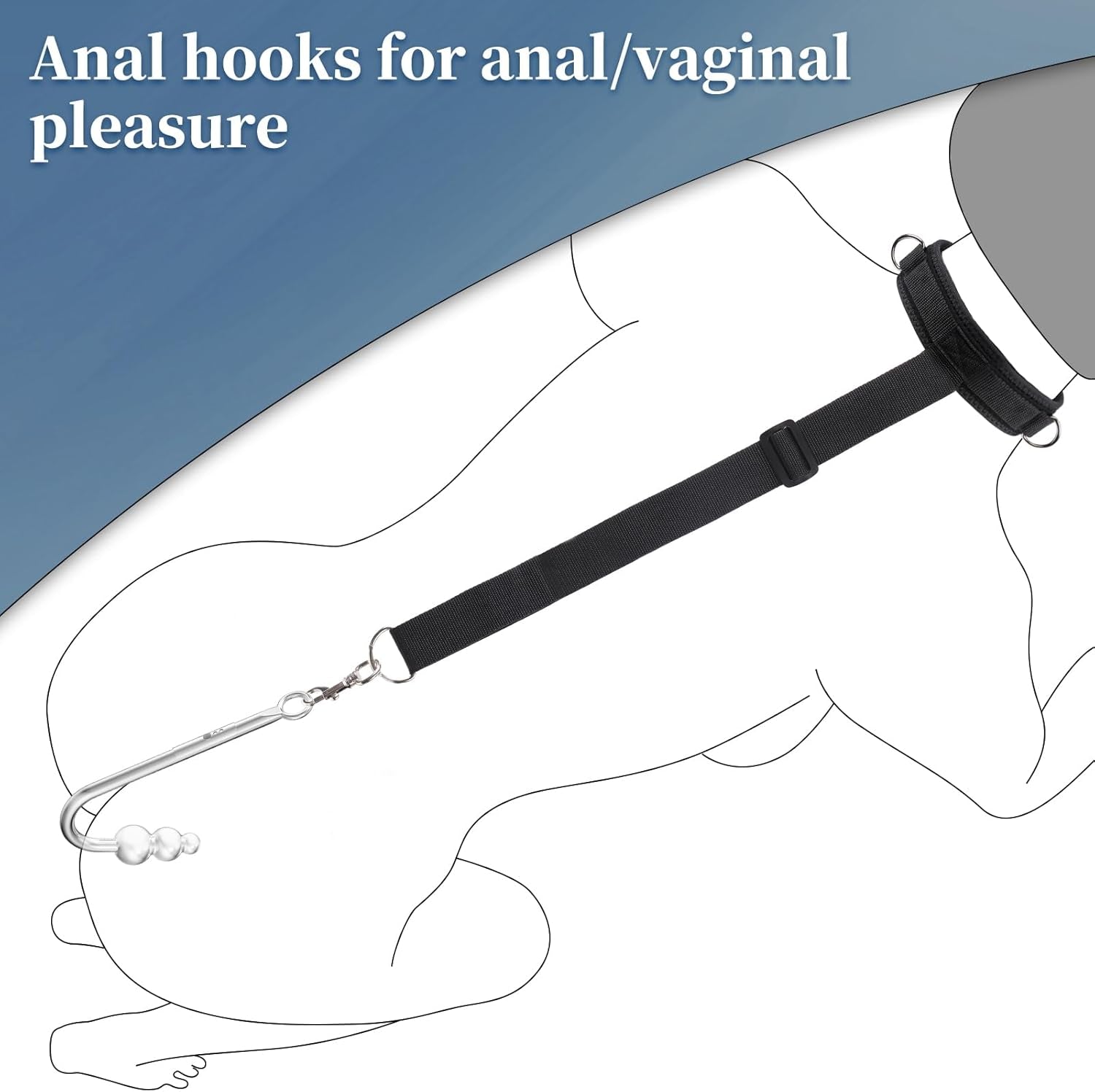 EclipseVice Vibrating Anal Hook BDSM Kit