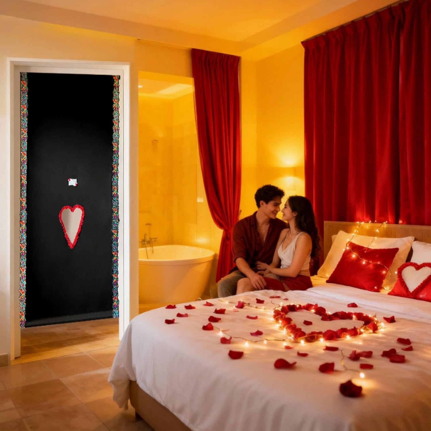 LaceVeil Portable Glory Hole Door Curtain