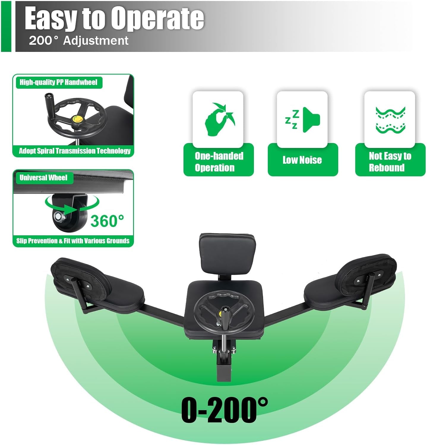 Leg Stretcher Split Machine for Dancers, Split Machine for Flexibility Adults, 180 Degrees Pro Leg Stretcher Split Machine，Stretch Machine for Home Gym