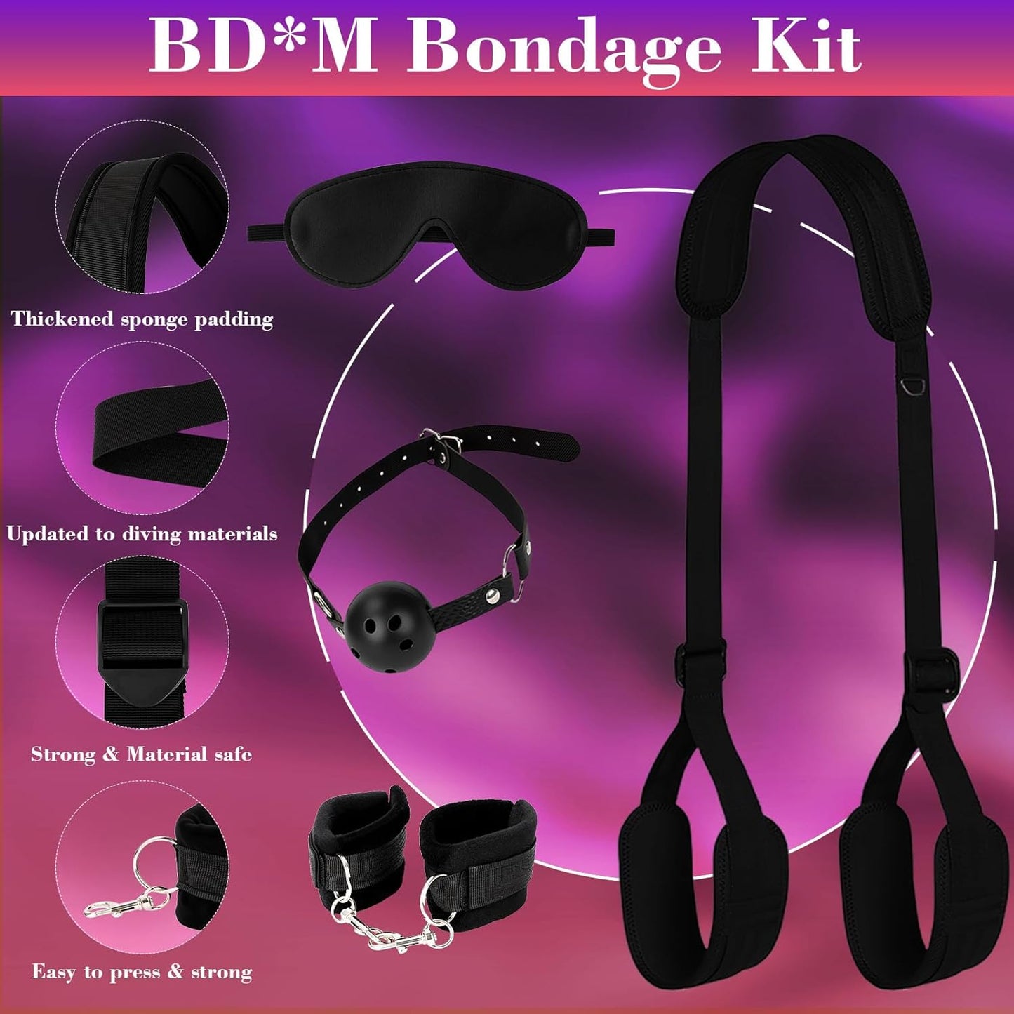 ObeyLine Adjustable BDSM Sex Sling Kit