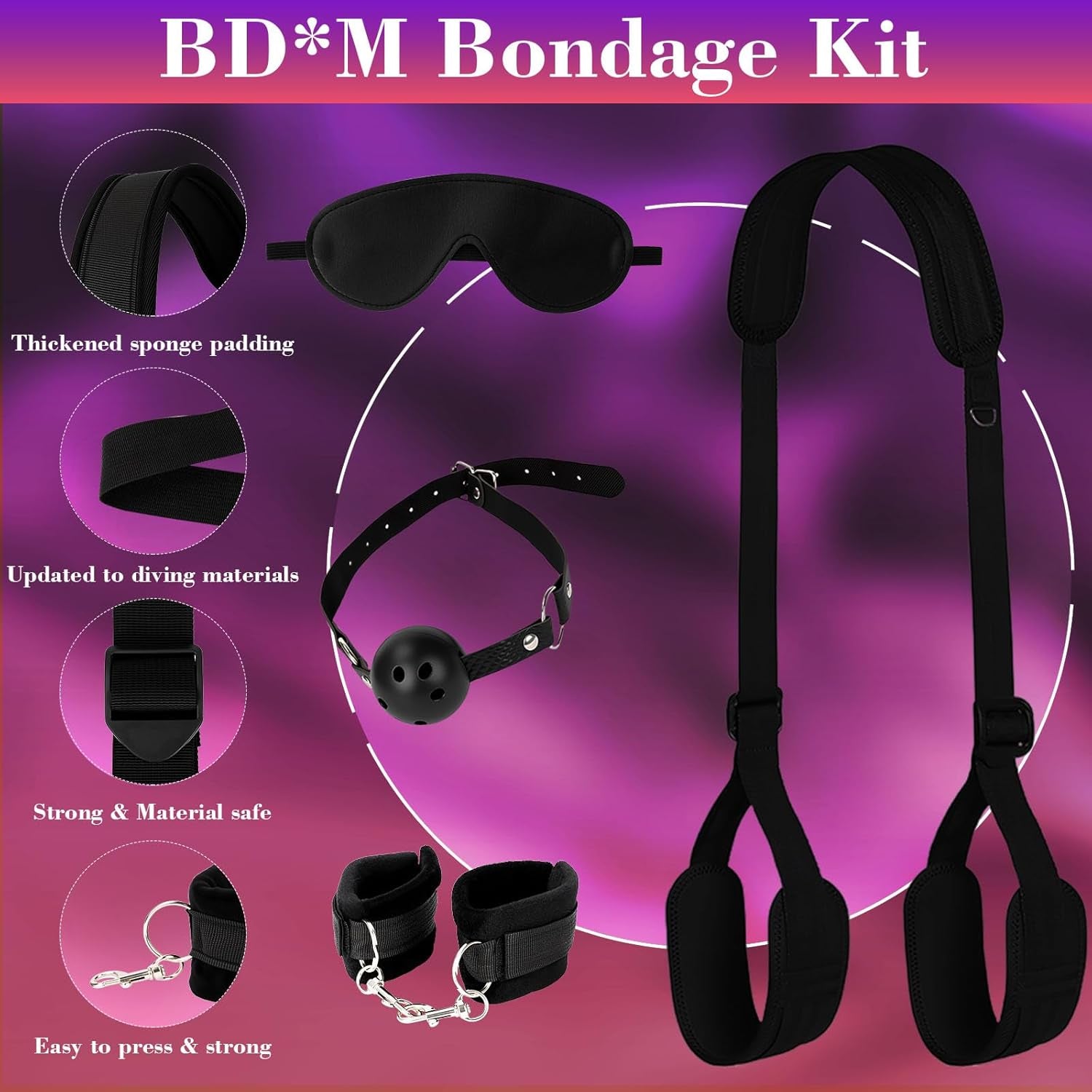 ObeyLine Adjustable BDSM Sex Sling Kit