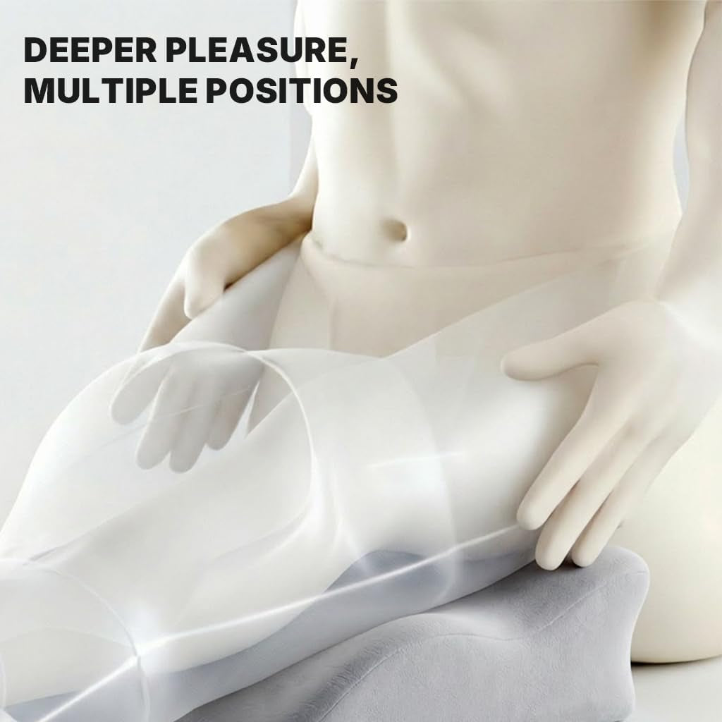 TotalEclipse 27° Sex Wedge Pillow | Cooling Memory Foam Support Cushion