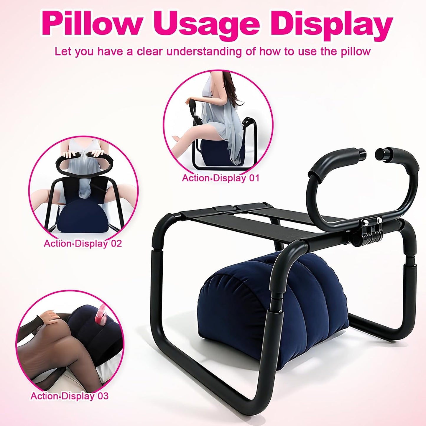DuskRoyal Bouncing Sex Chair & Dildo Mount Pillow
