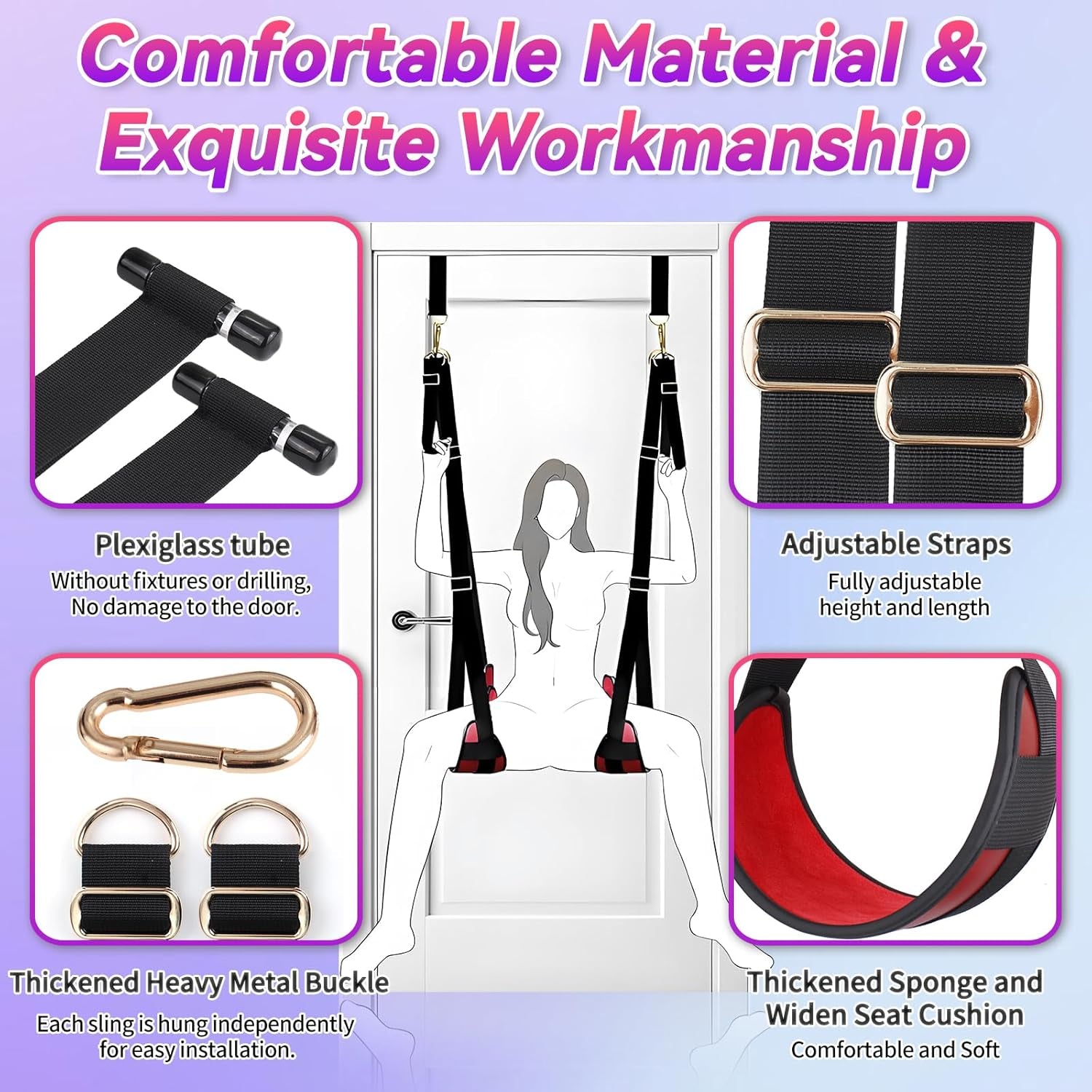 ScarletVice 2-in-1 BDSM Door Sex Swing