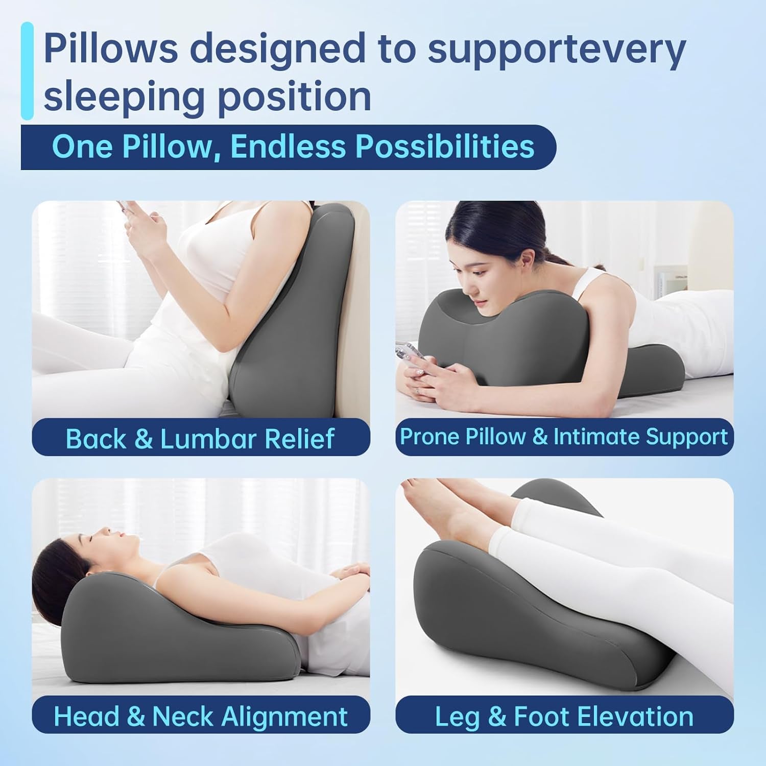 MidnightForm Memory Foam Sex Position Pillow