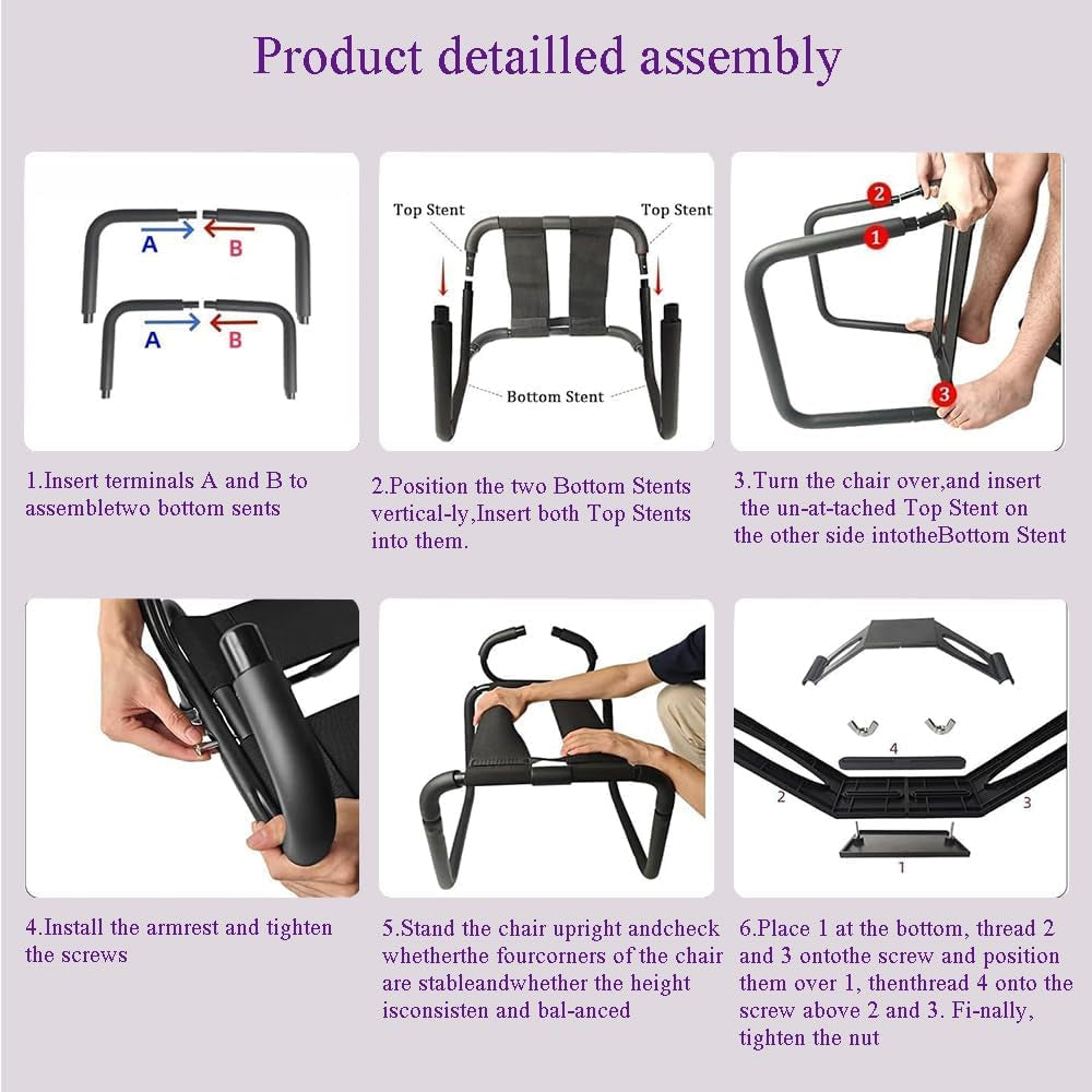 DominaFlex Adjustable Sex Chair with Dildo