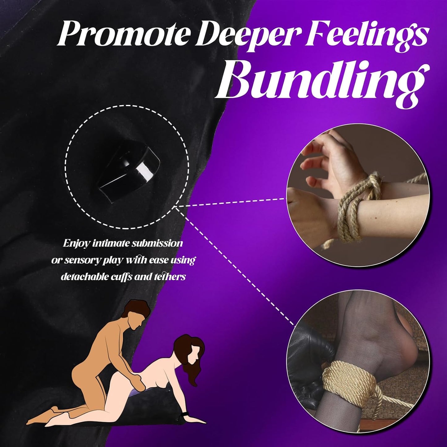 VelvetRise Inflatable Sex Position Pillow Combo