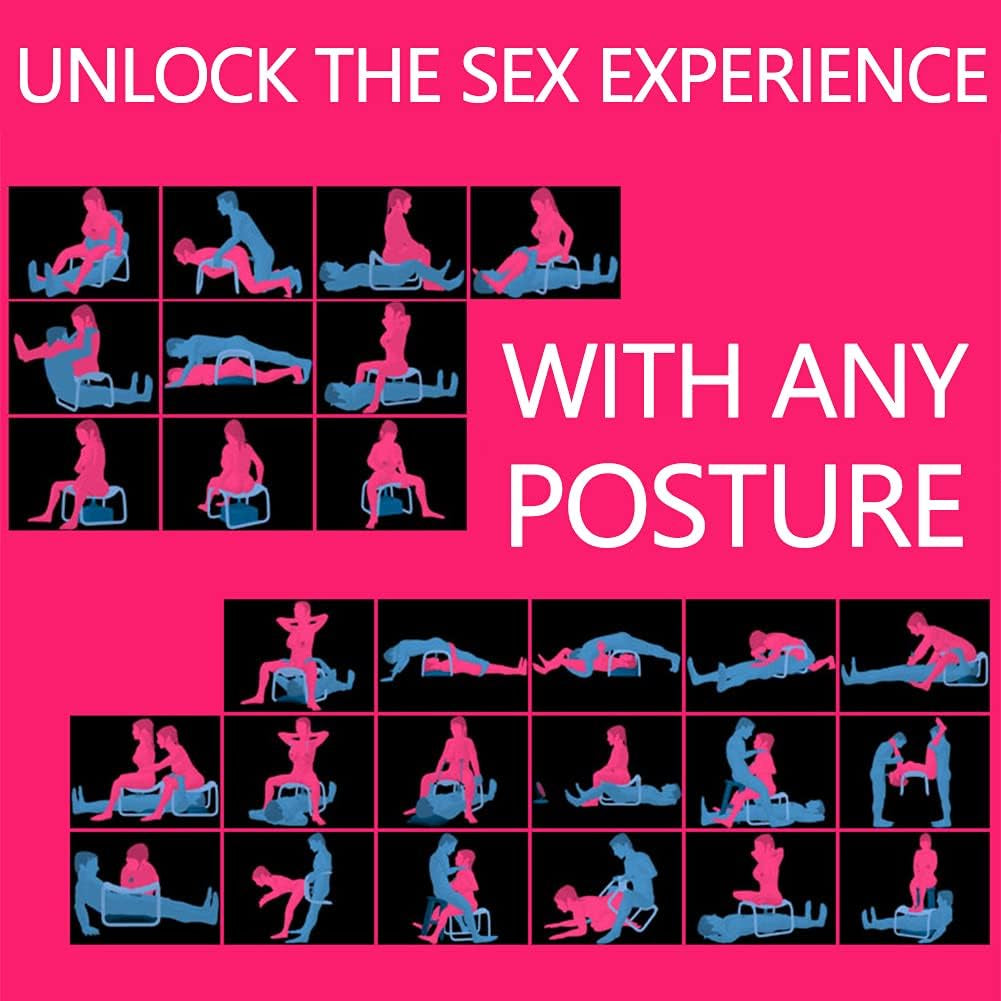 Sex Chair Position Furniture for Bedroom Adult Games Bounce Swing Stool Couples Fun BDSM Kit Accessories Sex Toys Novelties Mount Seat Men Women Partner Body Positioner Bench Set Stuff Tools