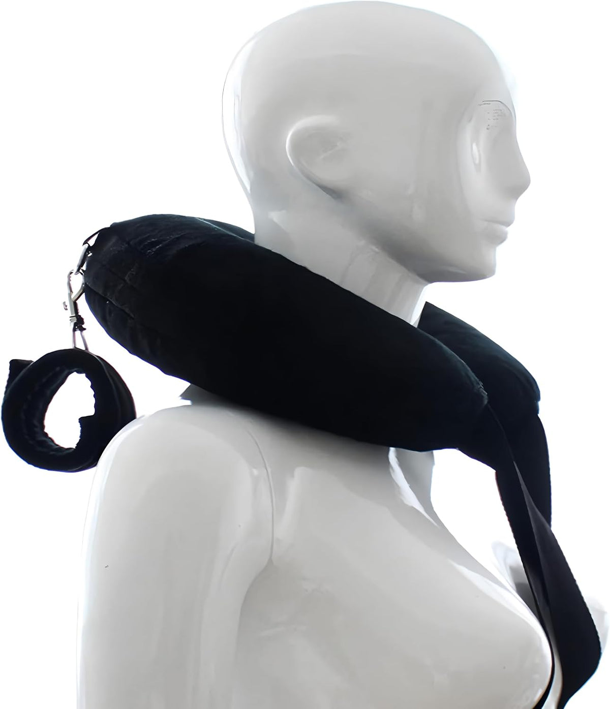 DarkTether Split-Leg Sex Sling with Neck Pillow and Velvet Cuffs