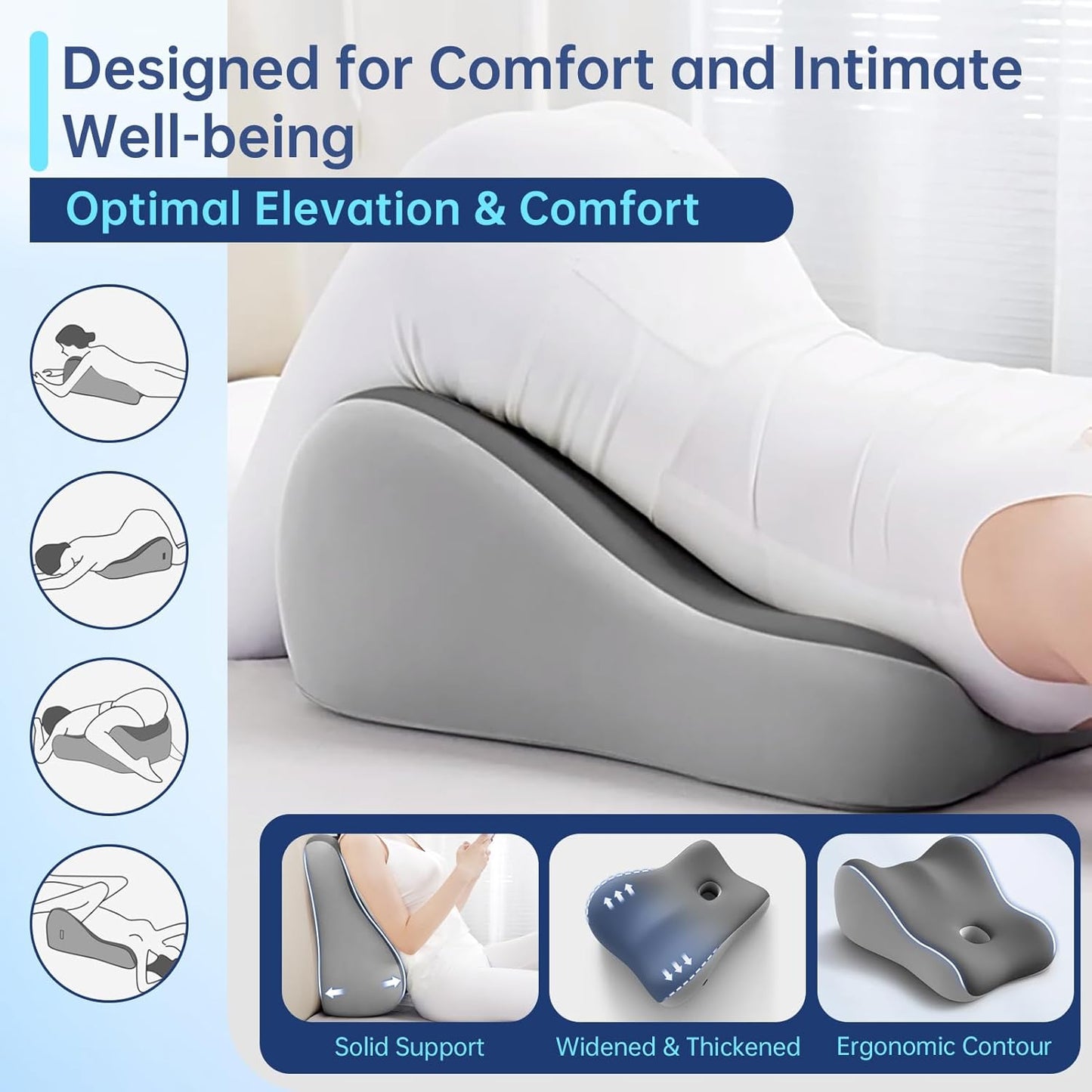 MidnightCurve Memory Foam Sex Position Pillow