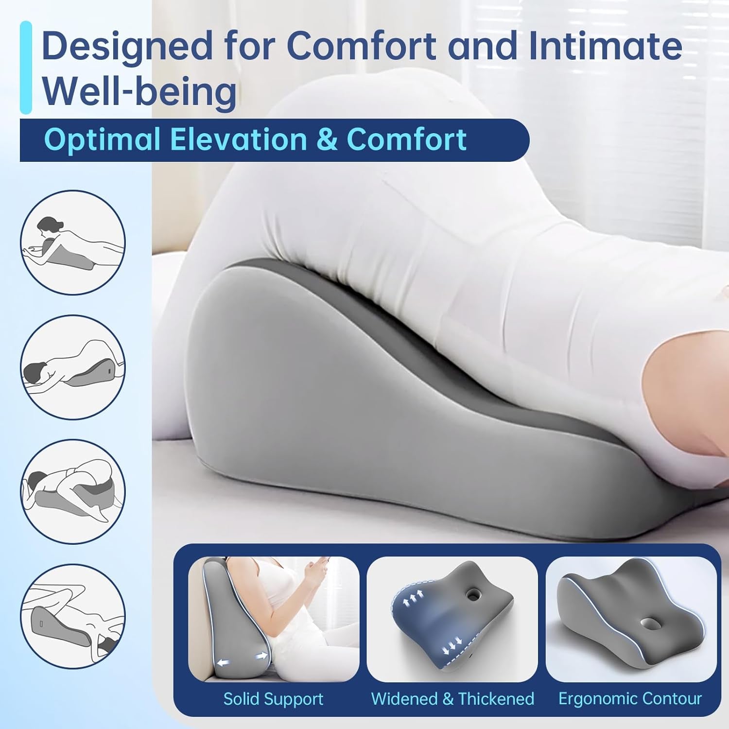 MidnightCurve Memory Foam Sex Position Pillow