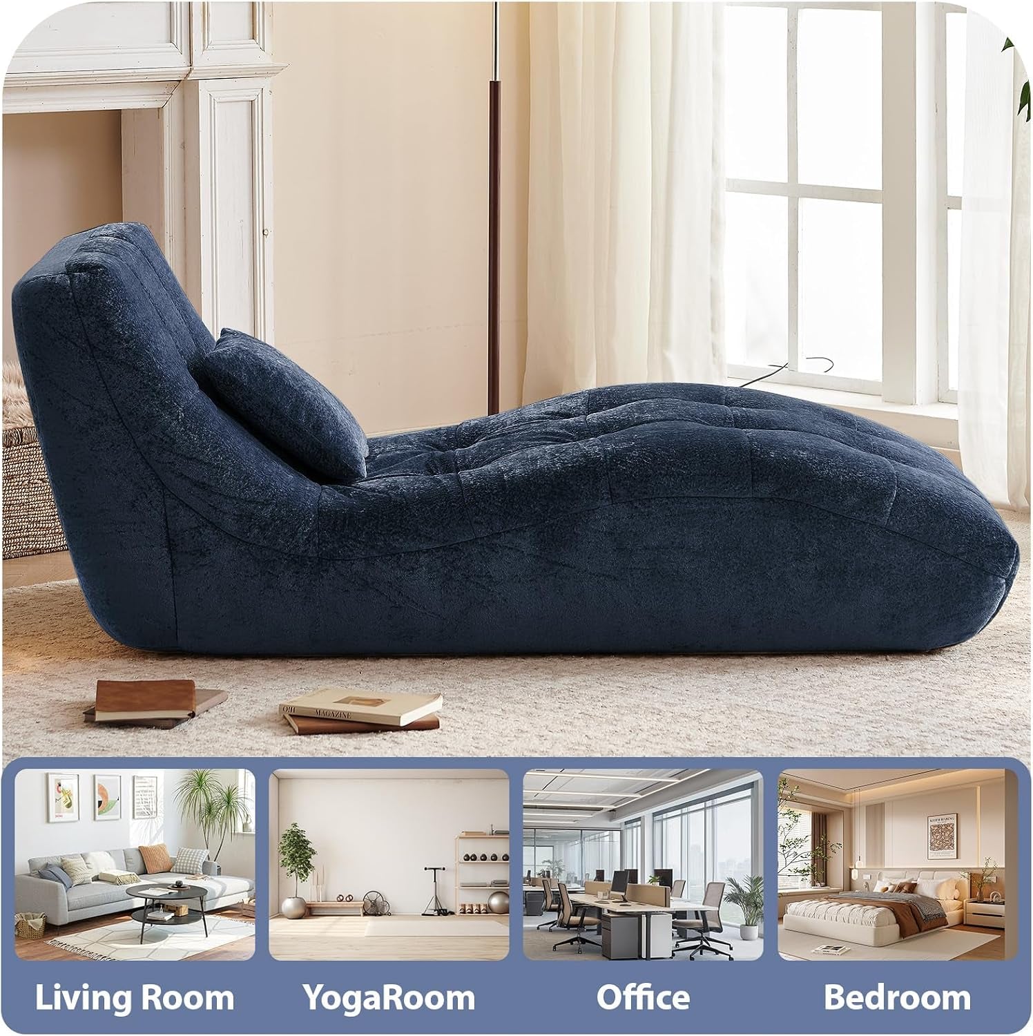 SilkRendezvous Curved Sex Chaise Lounge