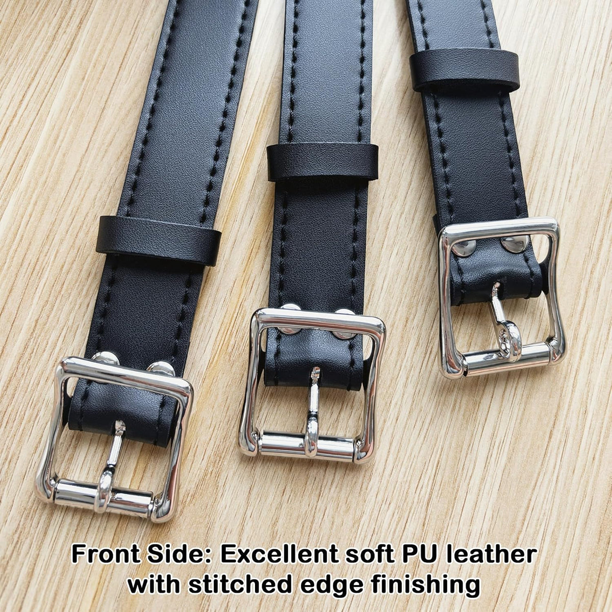 ShadowLine 7-Piece Premium PU Leather Bondage Straps