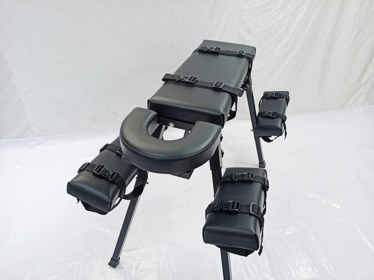 Spanking Bench BDSM Restraint Kinky Playroom Spanking Table Bench Black Color