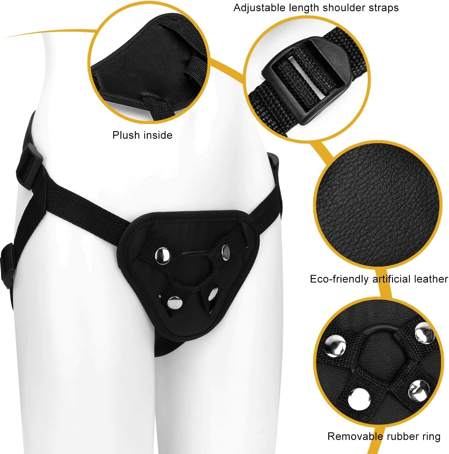 RealBond Realistic Strap-On Dildo | Removable, Adjustable Fit