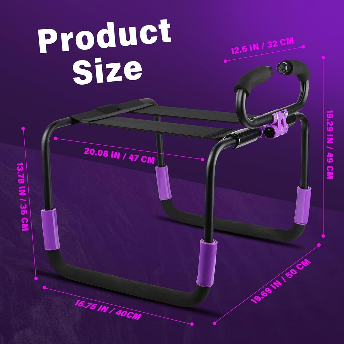ViolettaRig Foldable Sex Chair with Rocking Bridge and Dildo Attachment