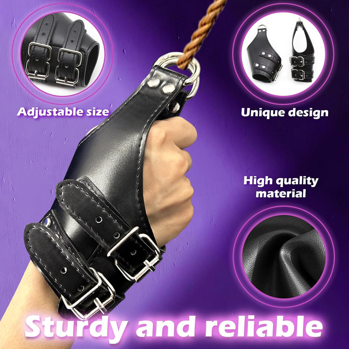 NightBind Adjustable Over-Head Wrist Cuffs