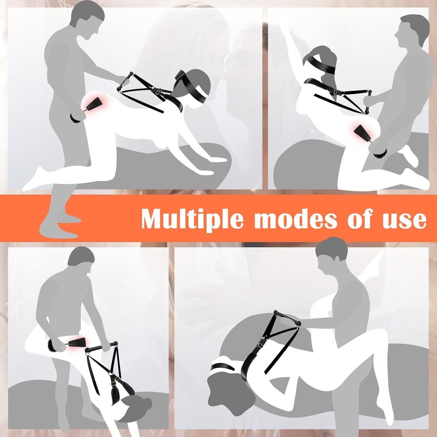 AfterHours BDSM Doggy Style Strap Harness Kit