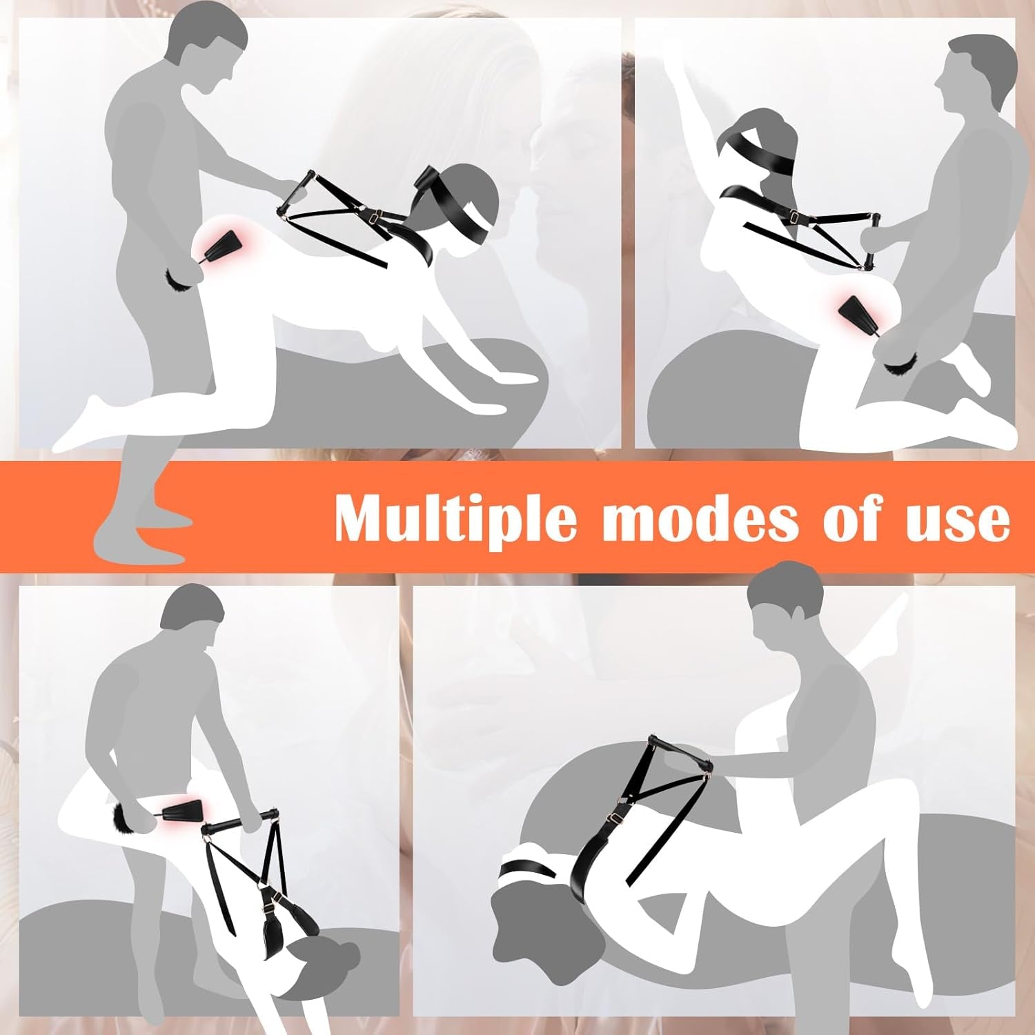 AfterHours BDSM Doggy Style Strap Harness Kit