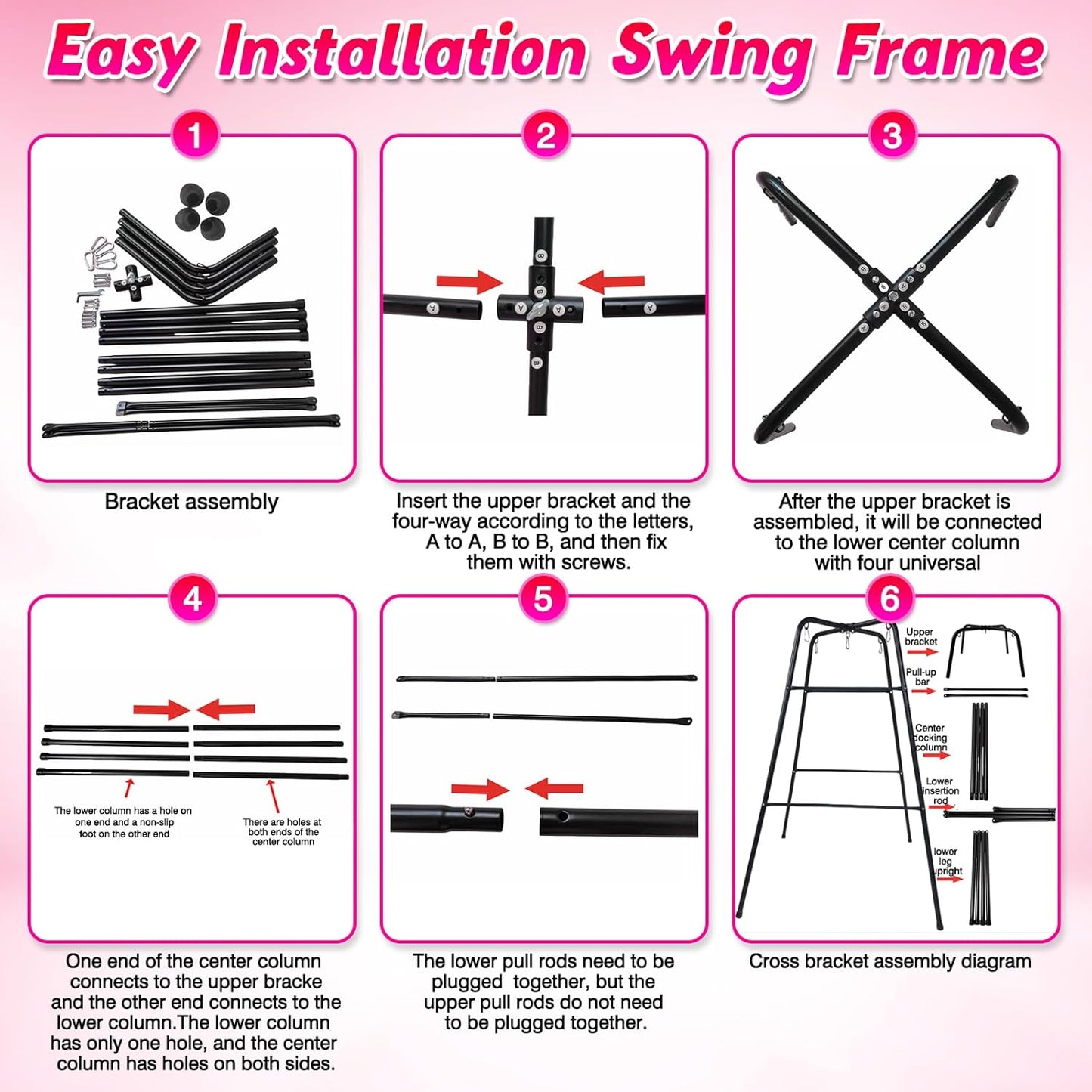 DuskFrame Freestanding Sex Swing Frame 800 lbs Hold