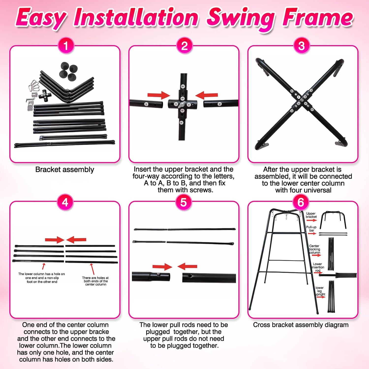 DuskFrame Freestanding Sex Swing Frame 800 lbs Hold