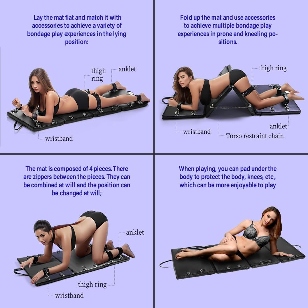 NocturneVice BDSM Bondage Platform | PU Leather Restraint System