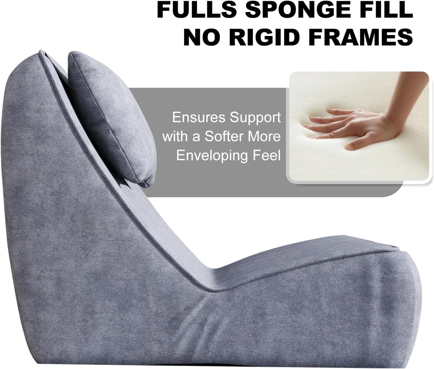 VelvetHaven Convertible Sex Chaise & Ottoman Set