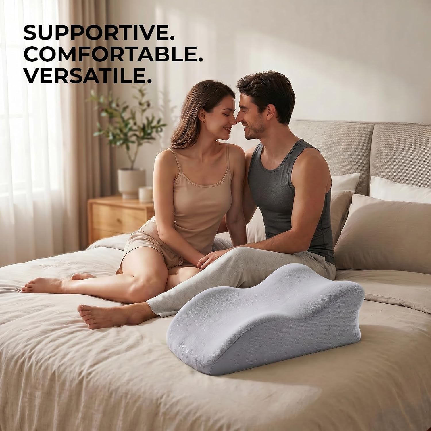MoonLight Memory Foam 27° Sex Position Wedge Pillow