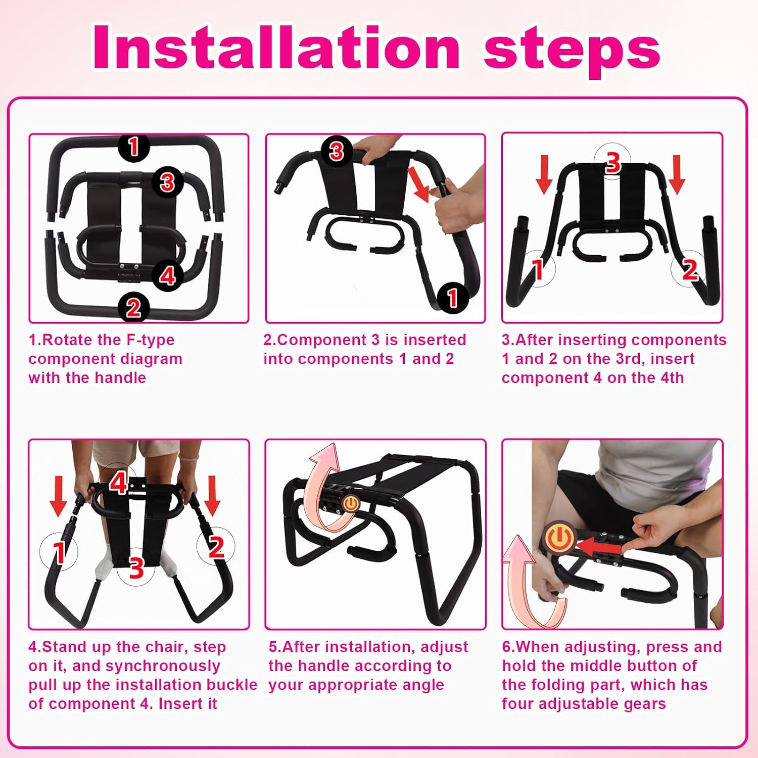 DuskRoyal Bouncing Sex Chair & Dildo Mount Pillow