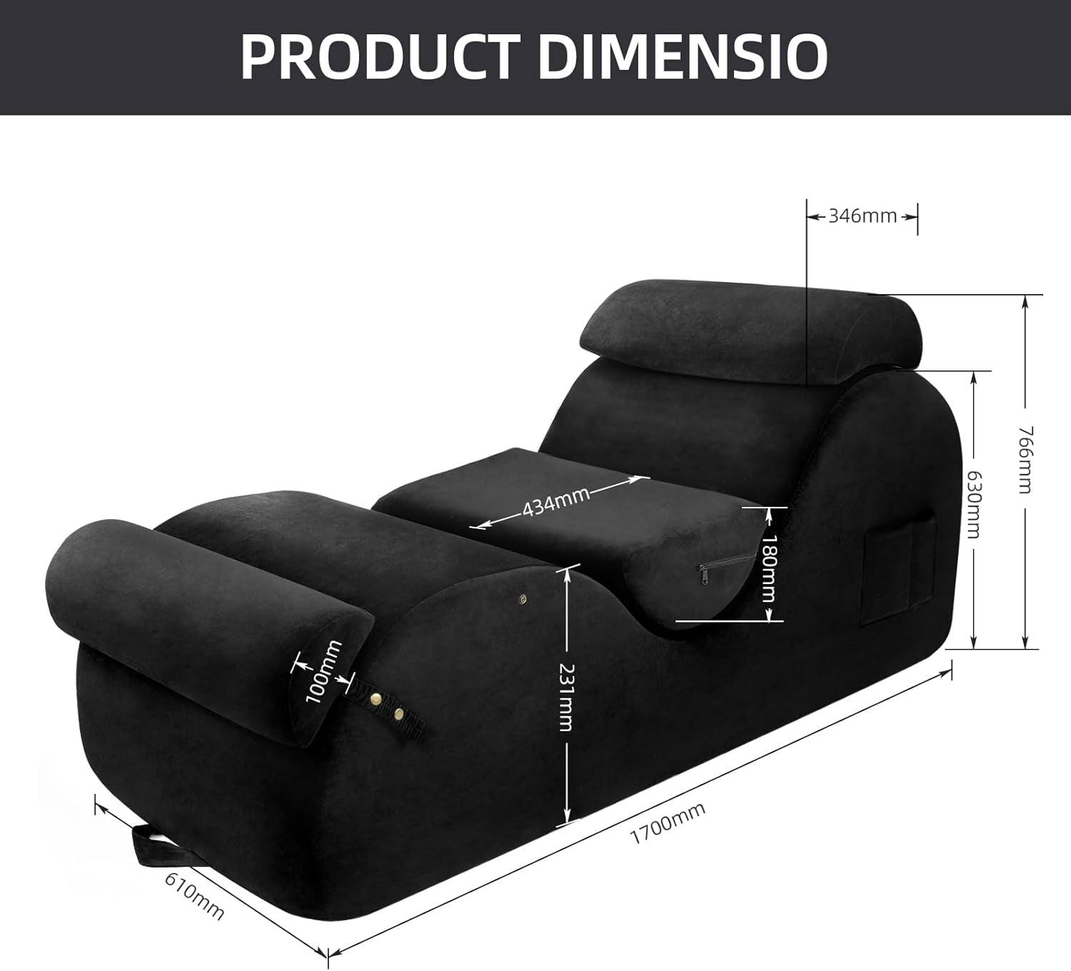 ShadowForm XL Sex Chaise Lounge Chair