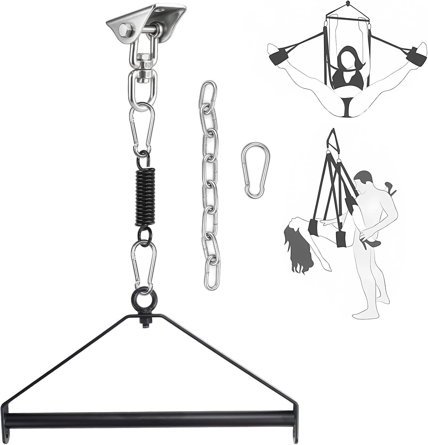 OrbitAnchor Upgraded 360° Sex Swing Mount | Heavy Duty Ceiling Swing Holder
