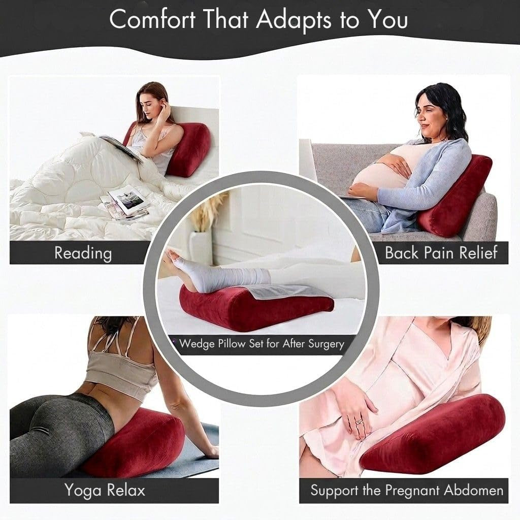 EmberPoise Sex Position Wedge Pillow for Couples