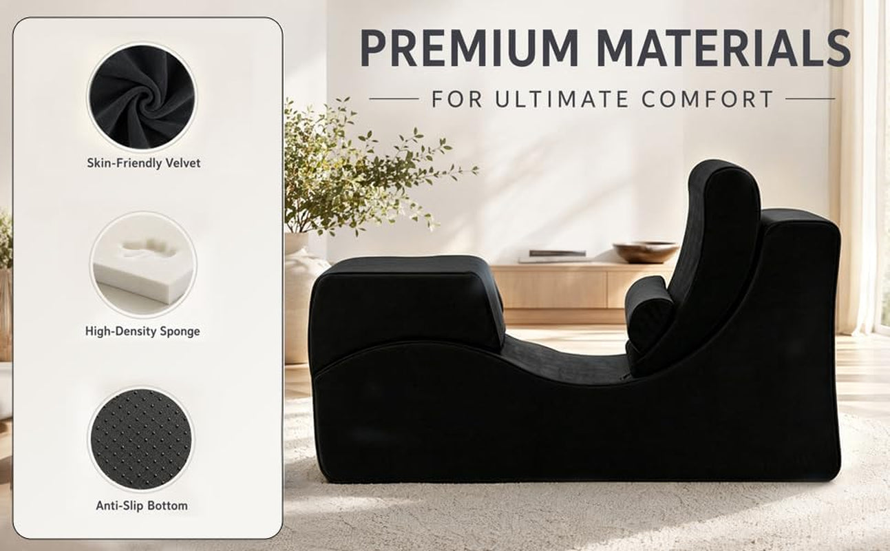 NocturneCurve Ergonomic Convertible Tantra & Sex Chaise