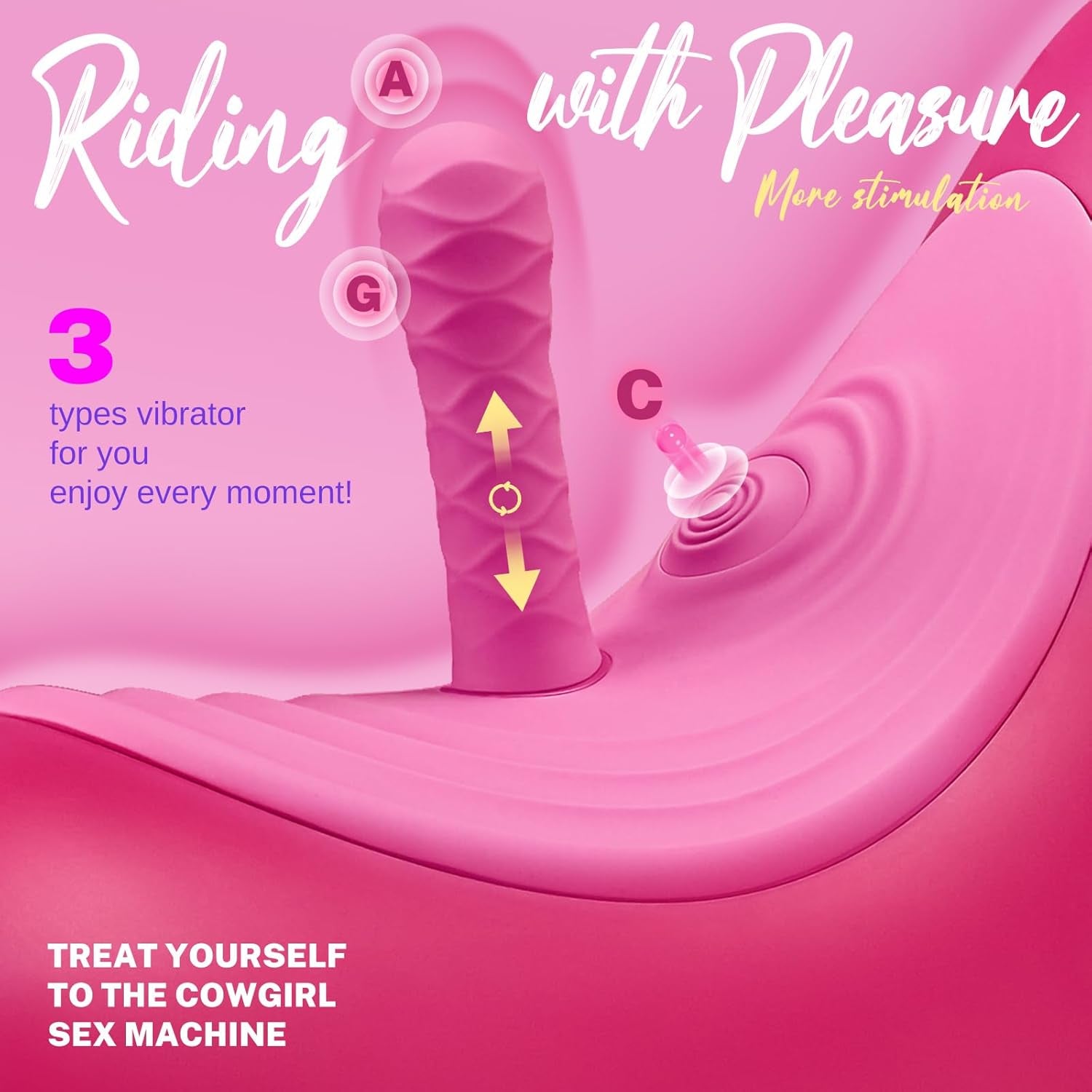 SaddleMuse Remote Control Sex Riding Mount