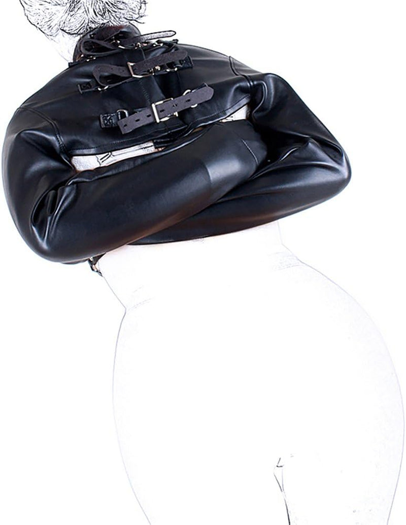 HighCollar Cupless Neck Collar BDSM Breast Harness
